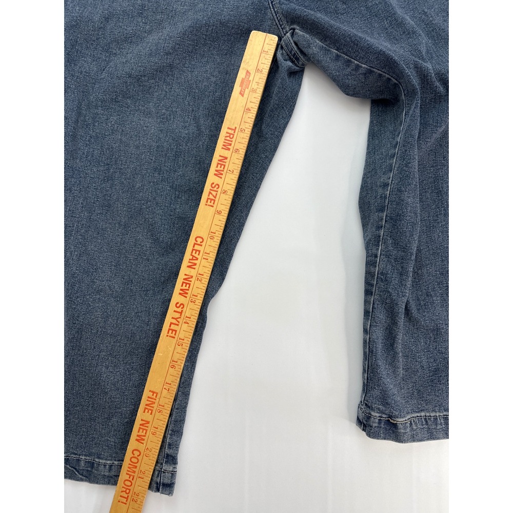 Levi's Nouveau Capri 515 Denim‎ Jeans Women's Size 22 Blue Wash Cropped - Picture 7 of 10